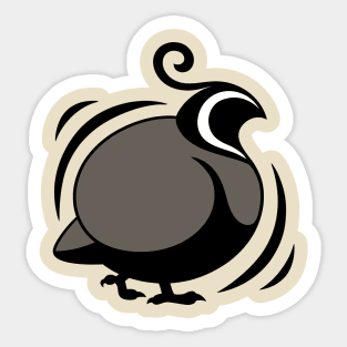 Quail Sticker